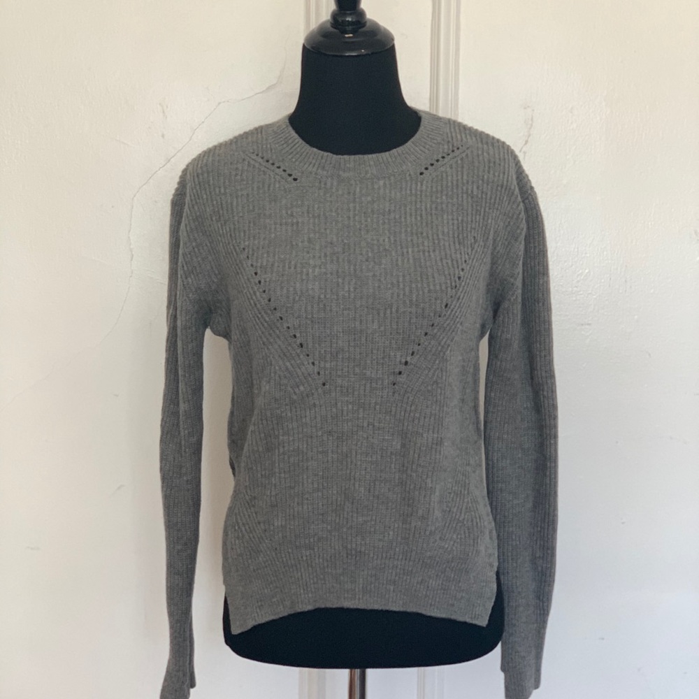 Lululemon Athletic grey side slit sweater